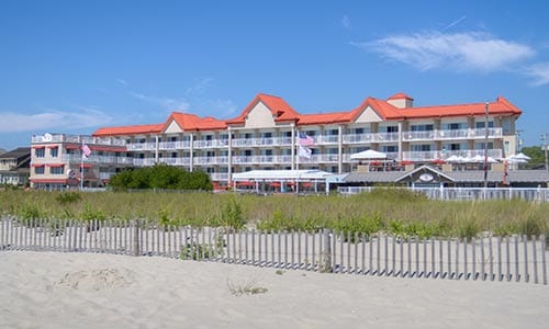 2017 Montreal Beach Resort reopening view from the beach