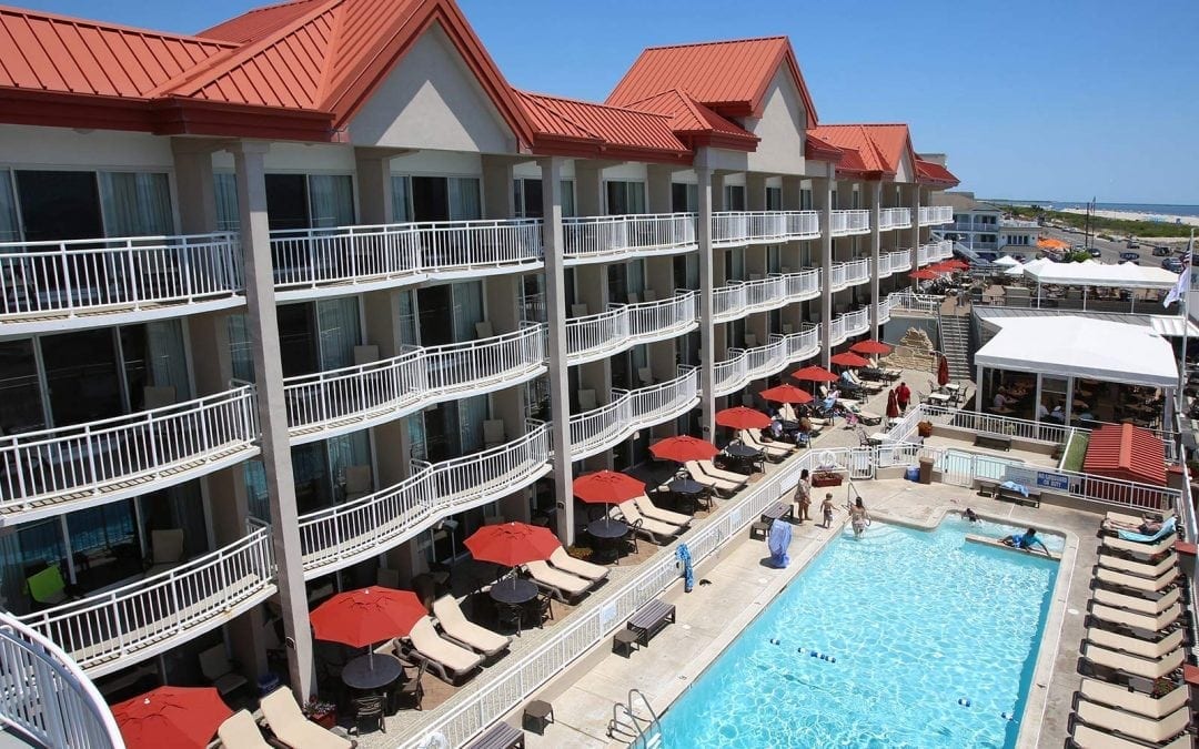 Montreal Beach Resort Pool- Cape May Hotels