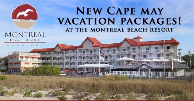 Cape May Vacation Packages Graphic- Montreal Beach Resort