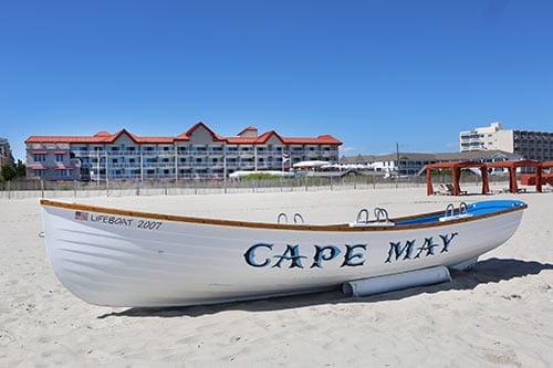 Boat with Cape May written on the side