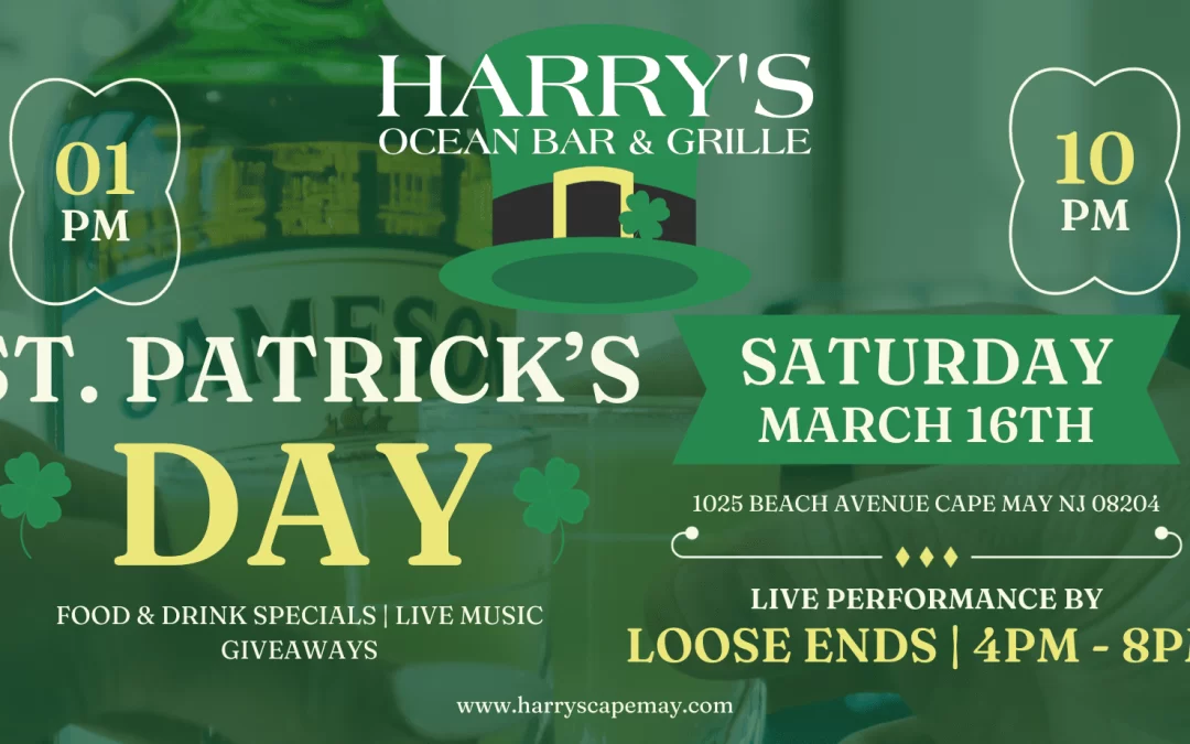 Celebrate St. Patrick’s Day at Harry’s