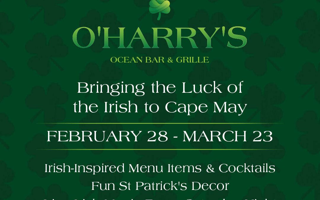 O’Harry’s Irish Pop Up & St. Patrick’s Events